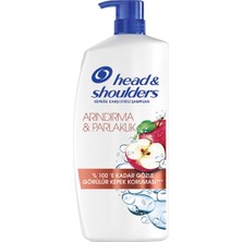 4 Adet   Head And Shoulders Arındırma ve Parlaklık Şampuan 800 ml