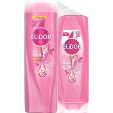 3 Adet  Elidor Güçlü Parlak Şampuan 400 ml + Saç Bakım Kremi 200 ml