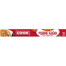2 Adet  Cook Yağlı Pişirme Kağıdı Kesilmiş 10'lu
