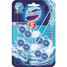 Domestos Wc Temizleyici Blok 2x5'li Güç Okyanus Ferahlığı