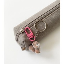 Winy Concept Sevimli Sincap Peluş Anahtarlık Kawaii Çanta Süsü ve Kalemlik Fermuar Aksesuarı Hediyelik