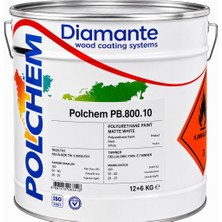 İBAVET Polchem PB.800.10 Poliüretan Boya Full Mat Antrasit Ral 7016 12+6 kg