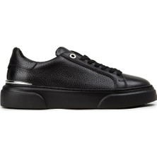 Deery Kadın Hakiki Deri Siyah Sneaker Ayakkabı - 00502ZSYHE03