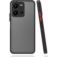 TKÇ Mey Ithalat®  Vivo Y22S Kılıf Montreal Silikon Kapak - Siyah