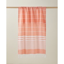 English Home Linosa Rejenere Çizgili Peştamal 80X150 cm Yavruağzı