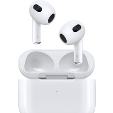Apple AirPods 3. Nesil Kulakiçi Bluetooth Kulaklık Beyaz Renk MagSafe Şarj Kutusu ile MME73TU/A