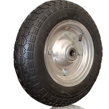 Omega Rulmanlı Şişme Teker El Arabası Tekeri 3,50X7 120 kg Taşıma Kapasitesi ile Dayanıklı ve Güçlü