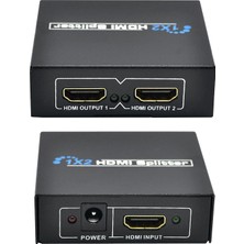 Hadron 2 Port HDMI Splitter Çoklayıcı 4K Ultra HD 3D Desteği ile Yüksek Kalite Görüntü
