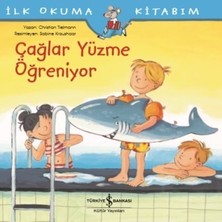 İş Bankası Kültür Yayınları Çağlar Yüzme Öğreniyor - Christian Tielmann Çocuk Öykü 24 Sayfa