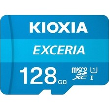 Kioxia 128GB Micro SDXC Hafıza Kartı UHS-I C10 100MB/sn Hız Parametreleri ile Uyumluluk Sertifikalı  LMEX1L128GG2