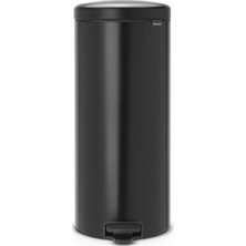 Brabantia 30 lt Newicon Pedallı Çöp Kutusu Mat Siyah Derinlik 38 cm Genişlik 29,3 cm