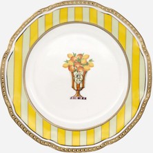 Lisa Minotti Puglia Sarı Porselen Pasta Tabağı 19 cm