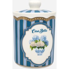 Lisa Minotti Puglia Mavi Porselen Saklama Kabı 700 ml