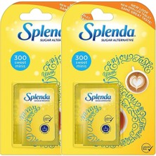 Splenda Tatlandırıcı 300 Tablet 2'li Özel Üretim Kalori İçermeyen Alternatif Şeker