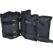Çakabey Ticaret Çakabey 2 kg x 2 (Çift) Siyah Bilek Ağırlığı Fitness ve Pilates İçin Kullanım Alanı