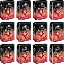Beta Tea Kızıl Dem Siyah Çay 1 kg x 12 Doğal Yaprak Çay Kalitesi ile Karadeniz Menşeli