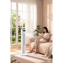 Azurtech Auhma ACFN05 43 Inç Kule Tipi Vantilatör Uzaktan Kumandalı LED Ekranlı Sessiz Çalışma 45W