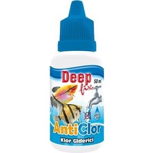Deep Fix Anti-Clor 50 ml Akvaryum Klor Giderici Güvenli Su İçin Etkili Çözüm