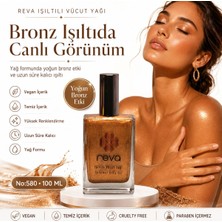 Reva Işıltılı Vücut Yağı Bronz - Shimmer Body Oil 100 ml - No: 580 - Vegan & Temiz Içerik