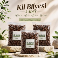 Nzb Doğal Kil Bilyesi 3 Adet (1 Litre) Saksı Altı Drenaj Katmanı ve Dekoratif Toprak Örtüsü Leca Misket Kil