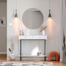 Adore Mobilya Elite Ayna - Siyah 77X77X2 cm
