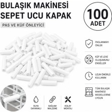 Öz Beyaz Eşya 100 Adet Beyaz  _altus Pas Küf Önleyici Bulaşık Sepet Koruma Çubukları