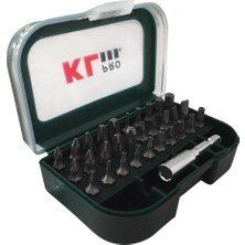 KL Pro KLBS30A 31'li Profesyonel Vidalama Uç Seti Metal Malzeme ile Uzun Ömürlü Kullanım