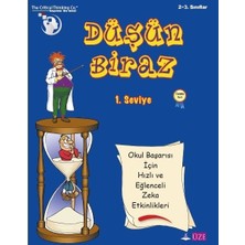 Üstün Zekalılar Enstitüsü Düşün Biraz 1. Seviye Kollektif Yazarlı Dikkat & Zeka Geliştirme Kitabı 6 - 8 Yaş İçin