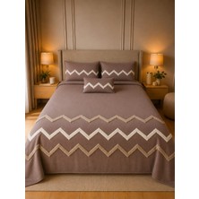 Lena Maison Trio Şönil Nakışlı Çift Kişilik Yatak Örtüsü 240X260 cm