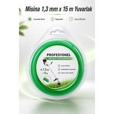 Nzb Yuvarlak Kesim Misina 1,3 mm x 15 M Dayanıklı Şeffaf Hobi Bahçe ve Genel Amaçlı Kullanım Ipi