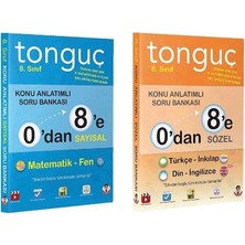 Tonguç Akademi 8. Sınıf Konu Anlatımlı Soru Bankası Seti 0'dan 8'e Sayısal ve Sözel Kitaplar