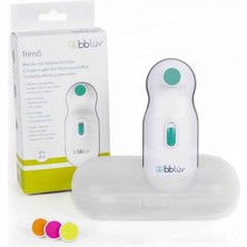 Bblüv Trimö Elektrikli Pilli Tırnak Törpüsü Beyaz Tüm Yaşlar İçin Güvenli Kullanım