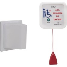 Callsys Acil Yardım İpli WC Banyo Butonu Engelli Kullanıcılar için 150 cm İp Boyu ile Tasarlanmış