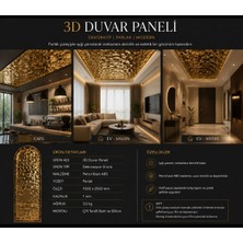 3D Duvar Paneli