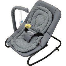 Happy Baby Plus Gri Ana Kucağı 0-10 kg Emniyet Kemeri Bağlantısı ile Güvenli Taşıma