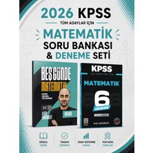 Anla Kazan Yayınları Retro Kpss Beş Günde Matematik Kamp Kitabı & Kpss Matematik 6 Deneme Evp Akademi Seti