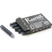 Kaweco Siyah Kartuş 6'lı Refiller ve Mürekkepler 10000257 Renk: 01-Siyah