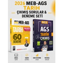 Anla Kazan Yayınları Dizgi Kitap 2026 Meb Ags Tarih Çıkmış Sorular & Meb-Ags Tarih 60 Deneme Indeks Akademi Seti
