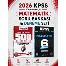 Anla Kazan Yayınları Yediiklim 2026 Kpss 500 Soruda Genel Tekrar Kampı & Kpss Matematik 6 Deneme Evp Akademi Seti