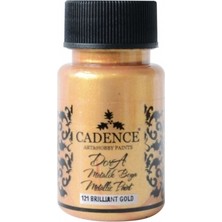 Cadence 121 Brilliant Gold Dora Metalik Boya 50 ml cc