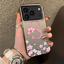 HONTINGA iPhone 17 Pro Max ile Uyumlu Kılıf Silikon Kenar Sert Arka Kamera Koruyucu Basitlik Anti Düşme Kamera Korumalı Çiçekli Desen Couple Telefon Kılıfı Kadın ve Erkek Için Uygundur K1-1382