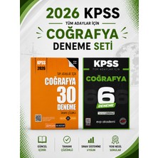 Anla Kazan Yayınları Pegem 2026 Kpss Tüm Adaylar Için Coğrafya Deneme &  Kpss Coğrafya Deneme Evp Akademi Seti