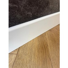 Pasha Dekor 10 cm Yalı Serisi T Model Lake Beyaz Pvc Süpürgelik