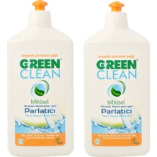 U Green Clean Bitkisel Bulaşık Makinesi Parlatıcı 500 ml Kokusuz Bitki Bazlı Ürün - 2 Adet