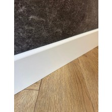 Pasha Dekor 10 cm Lake Beyaz Pvc Kaplama Parke Süpürgelik