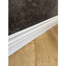 Pasha Dekor 8 cm Yalı Serisi Lake Beyaz Pvc Süpürgelik
