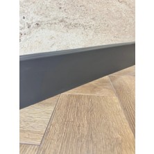 Pasha Dekor 10 cm Düz Antrasit Pvc Kaplama Parke Süpürgelik