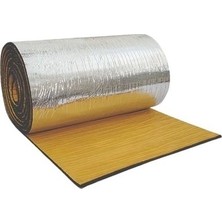 Türkeli Oto Ses Yalıtımı 30 cm x 10 m Yapışkanlı Esnek Kauçuk Malzeme ile Kalınlık 3 mm
