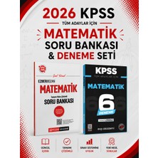 Anla Kazan Yayınları Pegem 2026 Kpss Ezberbozan Matematik Soru Bankası & Kpss Matematik 6 Deneme Evp Akademi Seti