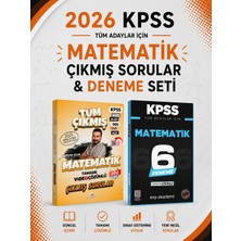 Anla Kazan Yayınları Dizgi Kitap 2026 Kpss Matematik Çıkmış Sorular & Kpss Matematik 6 Deneme Evp Akademi